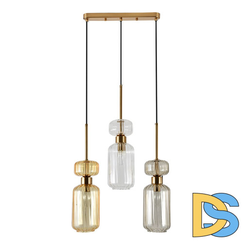 Подвесной светильник Escada Gloss 1141/3S BG/CL/AM