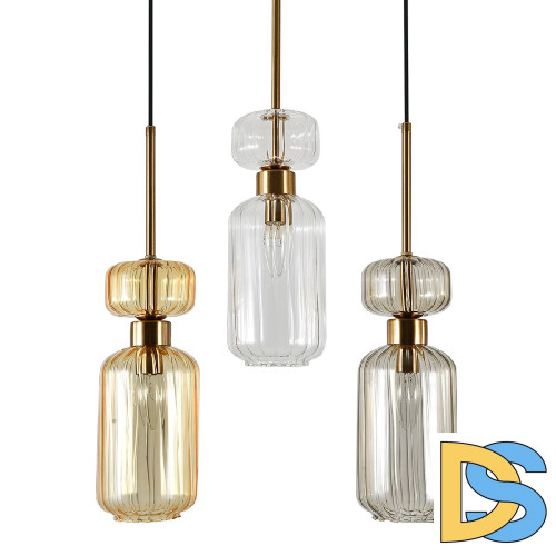 Подвесной светильник Escada Gloss 1141/3S BG/CL/AM