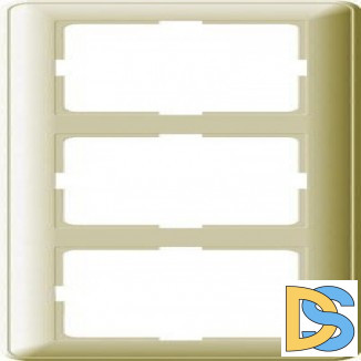 Рамка 3-ая (тройная), Бежевый, серия Wessen 59, Schneider Electric