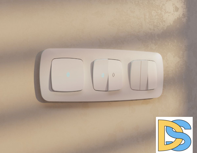 Рамка трехместная Ambrella Volt Ecta OF140203