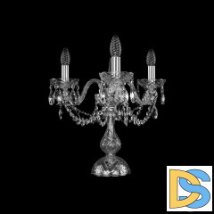 Настольная лампа Bohemia Ivele Crystal 1402L/3/141-39 Ni