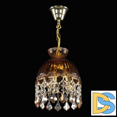 Подвесной светильник Bohemia Ivele Crystal 5478/22 G Amber/M-1G Leafs K721