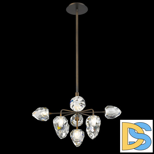 Подвесная люстра Delight Collection On the Rocks P68038L-9 gold