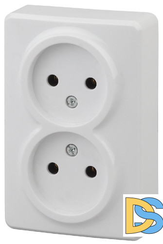 Розетка 2х2P Эра 11-2202-01 Б0020682