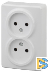 Розетка 2х2P Эра 11-2202-01 Б0020682