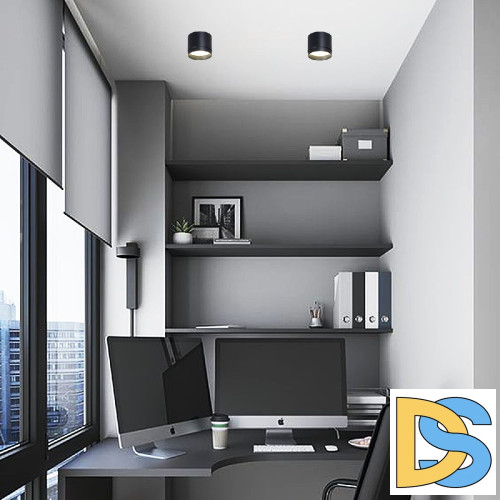 Накладной светильник Reluce 53007-9.5-001LD GX53 BK