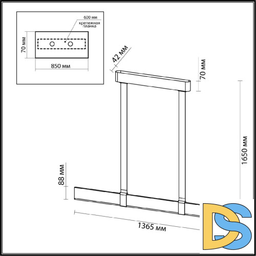 Подвесной светильник Odeon Light Vincent 6630/36L