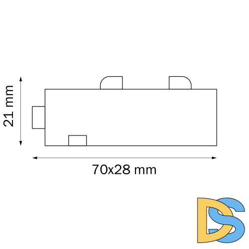Соединитель трековый однофазный Lightstar Barra 505107