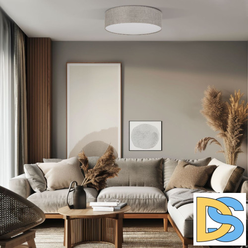 Потолочная люстра TK Lighting 5637 Rondo Linen a065052