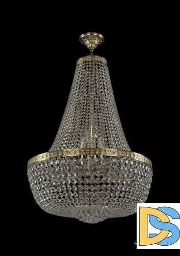 Люстра на штанге Bohemia Ivele Crystal 19281/H2/55IV G