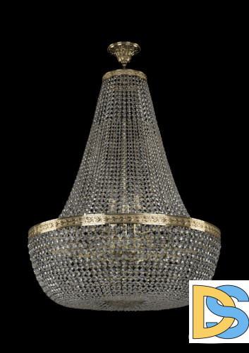 Люстра на штанге Bohemia Ivele Crystal 19111/H2/80IV G
