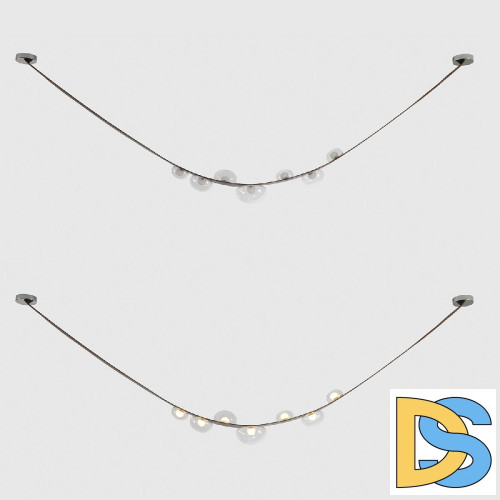 Подвесная люстра Crystal Lux BOSQUE SP7 L3000 BROWN/TRANSPARENT