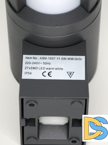 Уличный настенный светильник Elvan PJ-1507/1-11.5W-WW-Gr