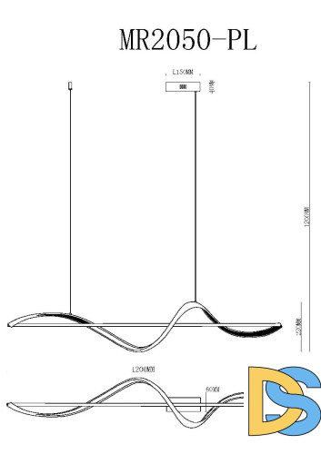 Подвесной светильник MyFar Marry MR2050-PL