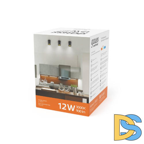 Потолочный светодиодный светильник Gauss Overhead HD008