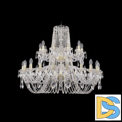 Подвесная люстра Bohemia Ivele Crystal 1402/20+10/360/2d G