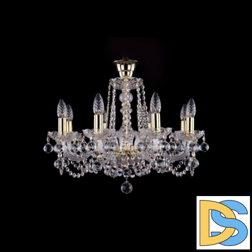 Подвесная люстра Bohemia Ivele Crystal 1402/8/195 G Balls tube