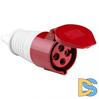 Силовая переносная розетка 3Р+РЕ 32A 380В IP44