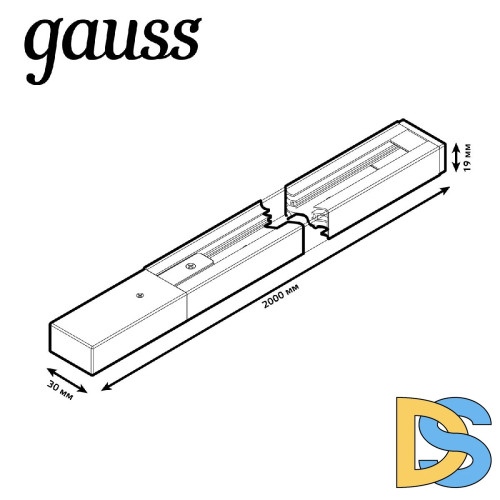 Шинопровод однофазный Gauss TR104