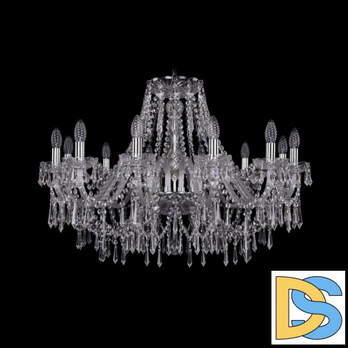 Подвесная люстра Bohemia Ivele Crystal 1403/12/300 Ni