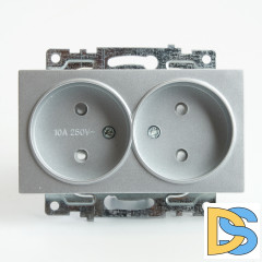 Розетка 1-местная б/з с защитной шторкой Stekker Катрин 39583