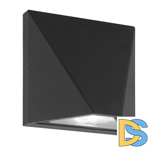 Уличный настенный светильник Uniel ULU-S50A-8W/4000K IP65 BLACK