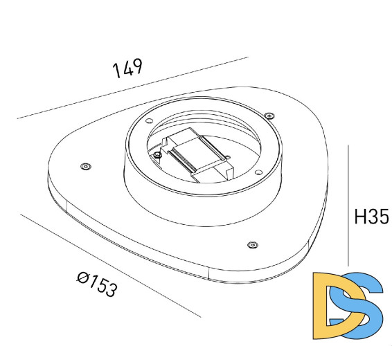 Настенный светильник Designled ML-TR153-WH-WW 016544