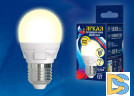Лампа светодиодная диммируемая (UL-00004303) Uniel E27 7W 3000K матовая LED-G45 7W/3000K/E27/FR/DIM PLP01WH