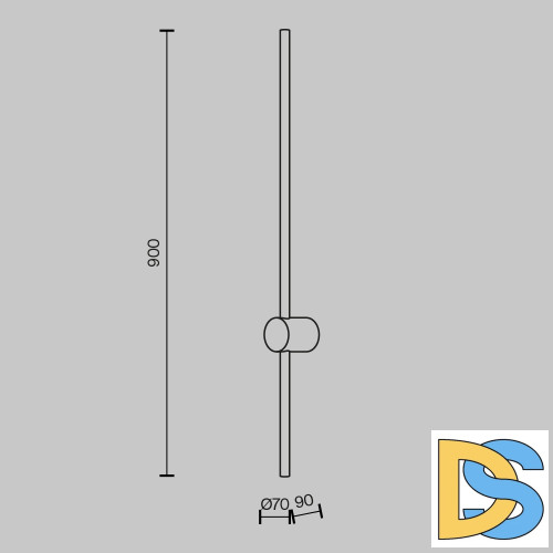 Настенный светильник Maytoni Light stick MOD237WL-L11B3K