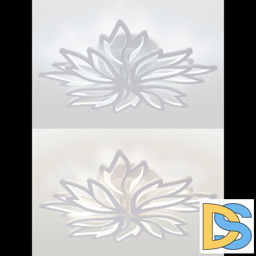 Потолочная люстра Natali Kovaltseva Rif LED LAMPS 81118/6C