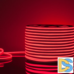 Светодиодный гибкий неон Elektrostandard 220V 9,6W 120Led 2835 IP67 односторонний красный, 50м 4690389136528