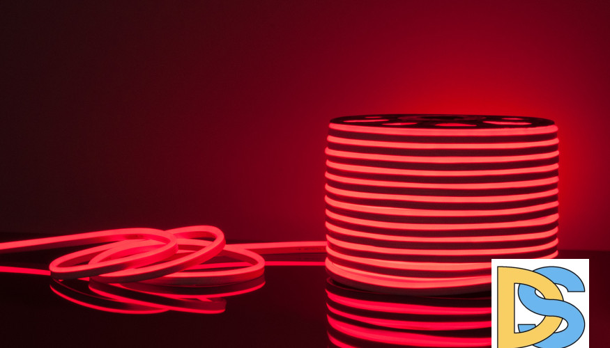 Светодиодный гибкий неон Elektrostandard 220V 9,6W 120Led 2835 IP67 односторонний красный, 50м 4690389136528