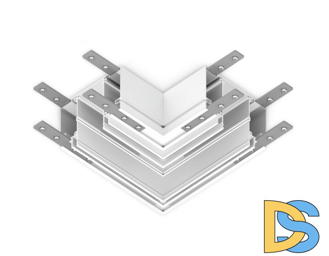 Коннектор угловой Ambrella Light Magnetic 220V GL1045