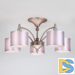 Потолочная люстра Eurosvet Adagio 60080/5 сатин-никель