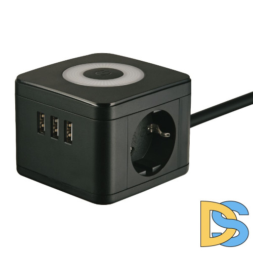 Удлинитель Uniel S-GCD2-1,5SBU BLACK UL-00011250