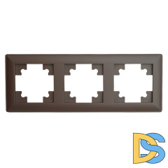 Рамка трехместная Stekker PFR00-7003-04 Катрин 39819