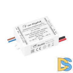 Блок питания Arlight ARPJ-SP-42100-PFC-TRIAC-MINI (4W, 21-42V, 100mA) 047584