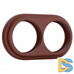 Рамка на 2 поста (итальянский орех) W0025225