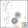 Настенный светильник Odeon Light Caramella 5416/14WL