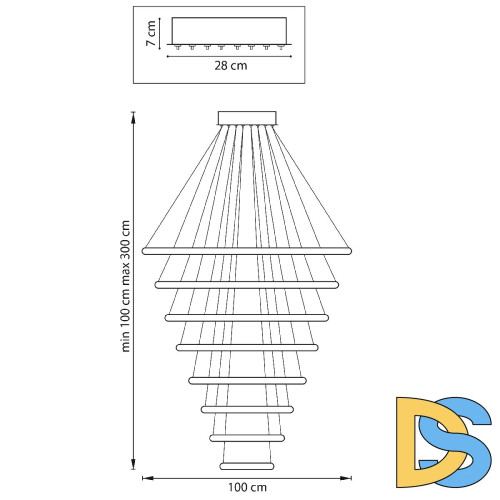 Подвесная люстра Lightstar Rotonda 736483
