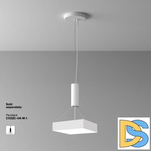 Потолочный светильник Maytoni Zon C032CL-36W4K-SQ-W