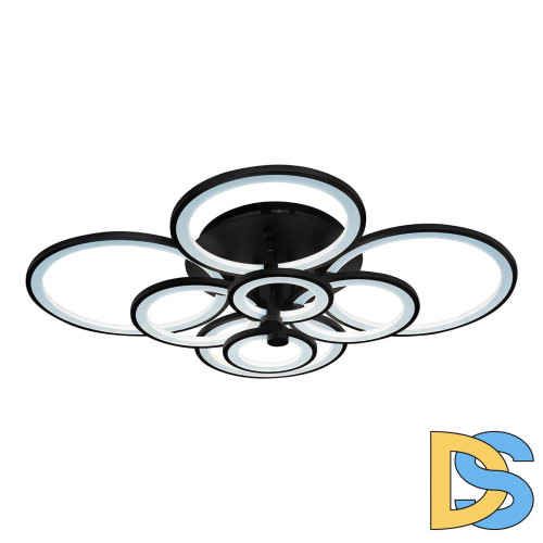 Потолочная светодиодная люстра iLedex Ring A001/8 BK