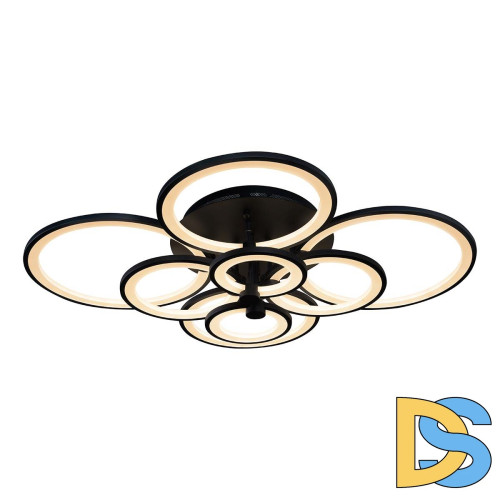 Потолочная светодиодная люстра iLedex Ring A001/8 BK