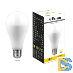 Лампа светодиодная Feron E27 30W 2700K груша матовая LB-130 38194