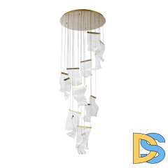 Каскадная люстра Arte Lamp Grappolo A2283SP-14GO