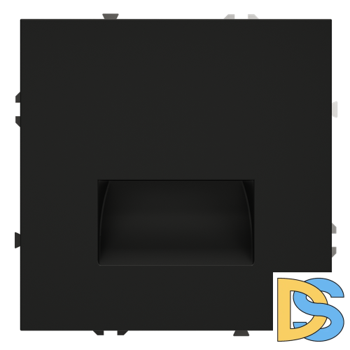 Подсветка светодиодная встраиваемая VOLTUM S70, (черный матовый)