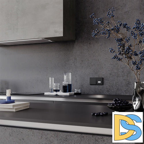 Подсветка светодиодная встраиваемая VOLTUM S70, (черный матовый)