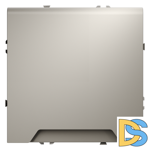 Розетка встраиваемая VOLTUM S70 с заземлением, защитными шторками и крышкой 16А, (кашемир)