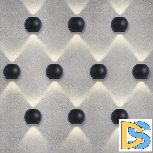 Уличный настенный светодиодный светильник Elektrostandard 1566 Techno LED Diver черный 4690389107481