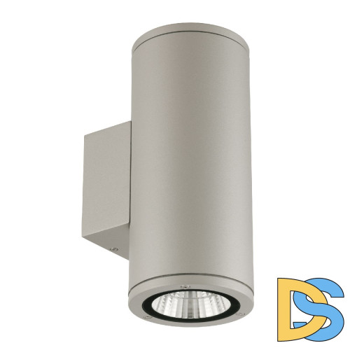 Уличный настенный светильник Uniel ULU-S22D-2x12W/2700K IP65 LIGHT GREY UL-00011084
